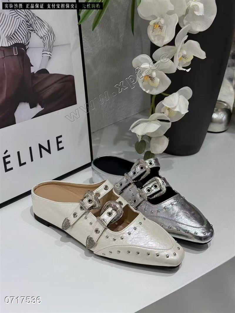 新款包头后空女拖鞋6696-3