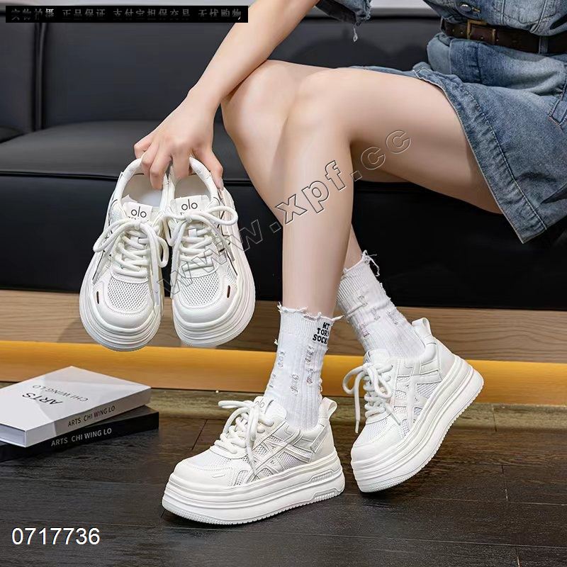 新款透网厚底休闲鞋网鞋8319