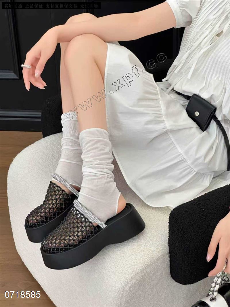 新款手工编织拖鞋27085