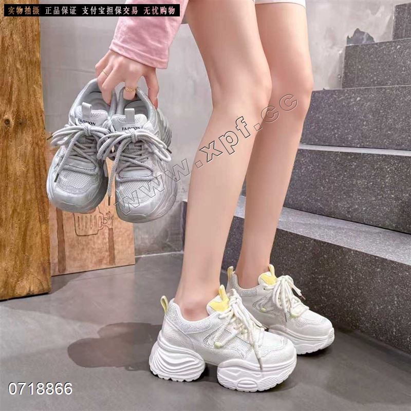 新款厚底休闲网鞋5125-1