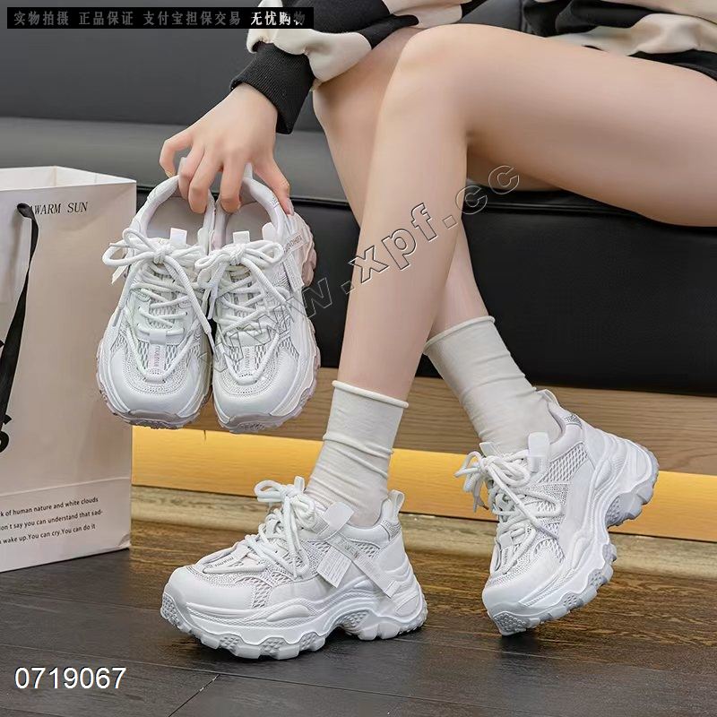 新款厚底透网老爹鞋运动休闲鞋SA7389