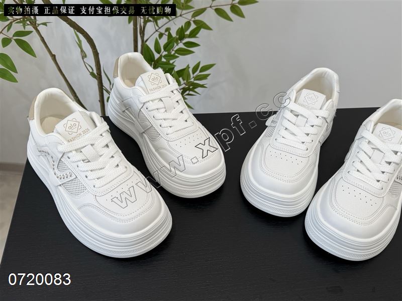 新款厚底单网小白鞋27057-11