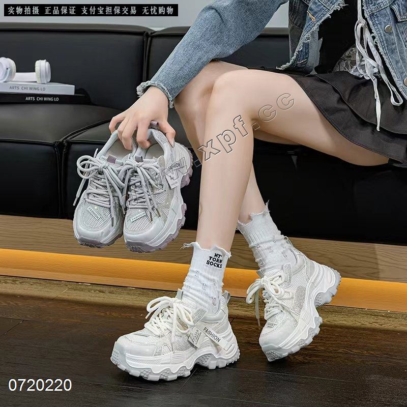 新款厚底水钻透网老爹鞋运动休闲鞋SA1199