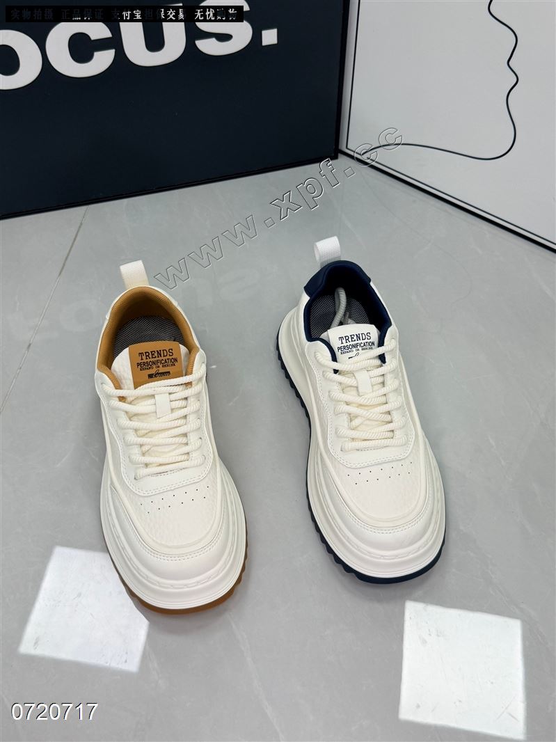 时尚男鞋86009   米杏色9-4+0.1 白兰0.0.1.2