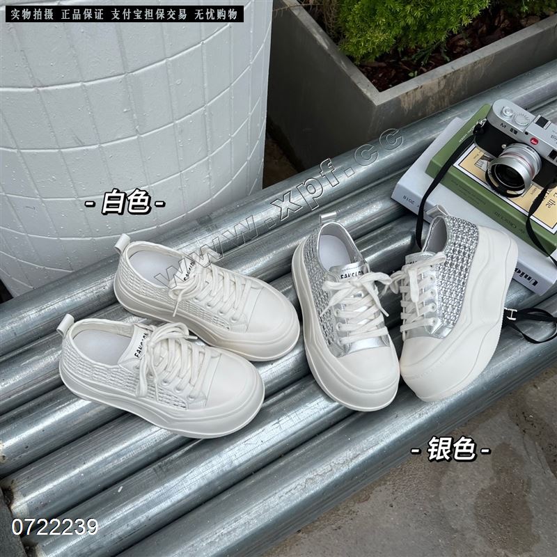 新款编织厚底休闲网鞋218-6