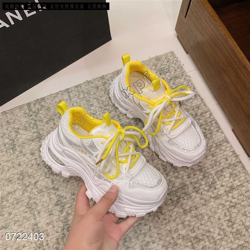 新款透网休闲鞋老爹鞋2668