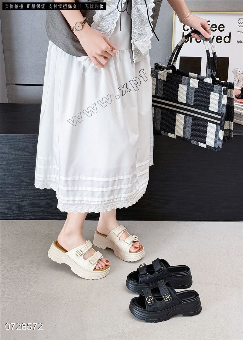 新款厚底拖鞋2635-10