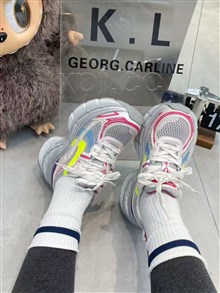 新款吸墨彩色老爹鞋6635