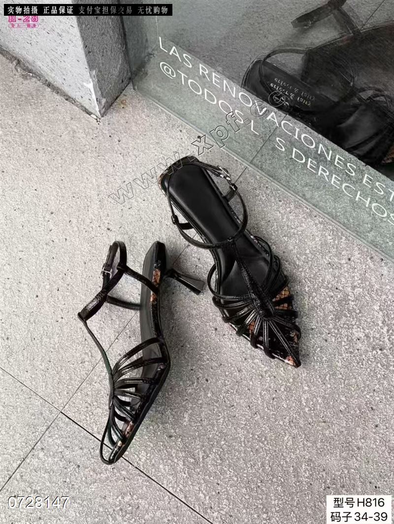 包头后空女凉鞋816