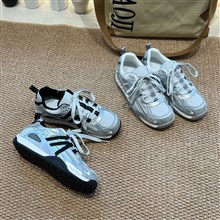 新款透气网皮面休闲鞋8011