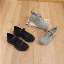 新款飞织休闲男鞋86158