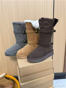 磨砂皮雪地靴5808