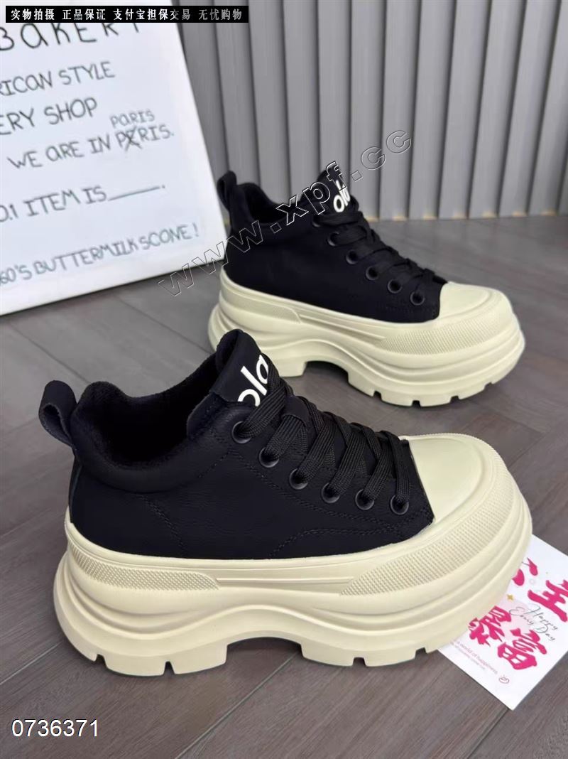 厚底增高加绒棉鞋 5611