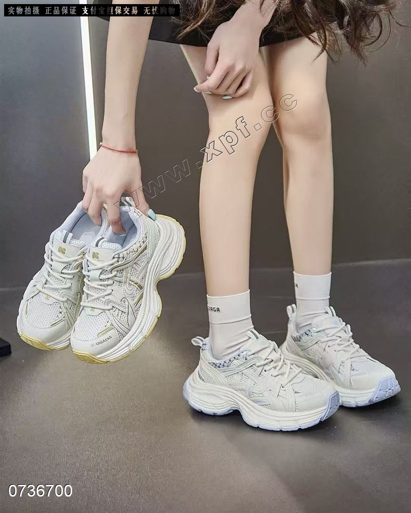 吸墨加发泡底老爹鞋