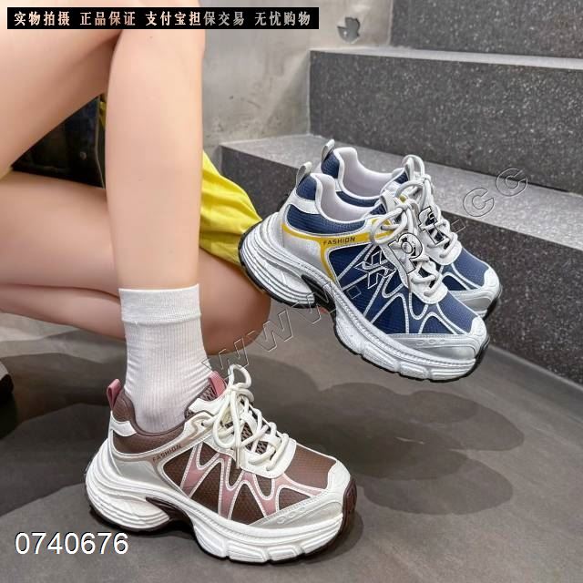 新款厚底休闲鞋老爹鞋A566