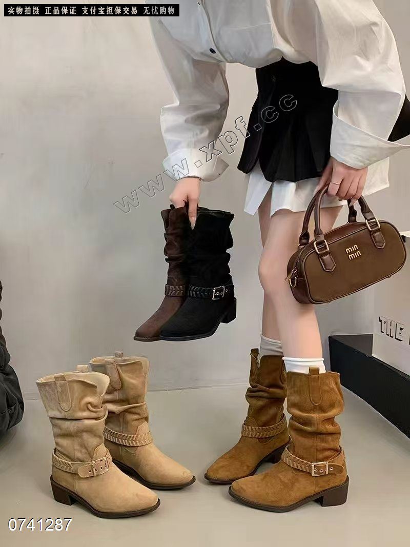 新款中筒靴95556