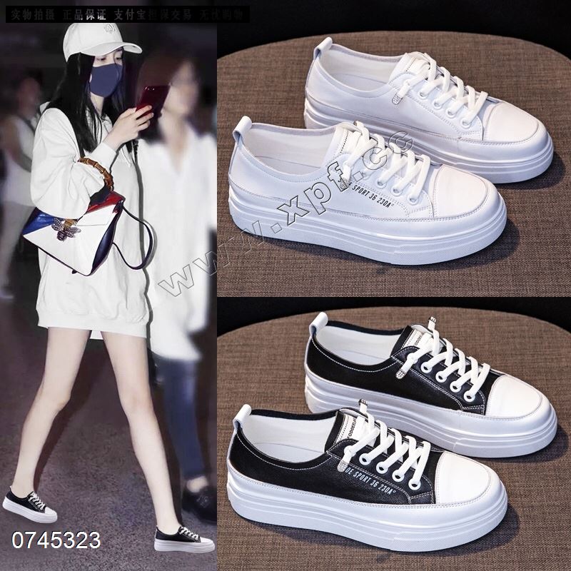 新款厚底休闲鞋小白鞋9803