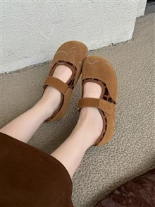 磨砂皮单鞋