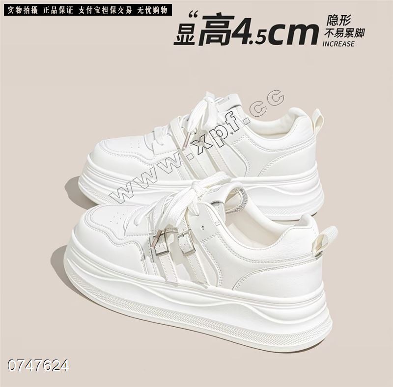 新款厚底休闲鞋小白鞋0915