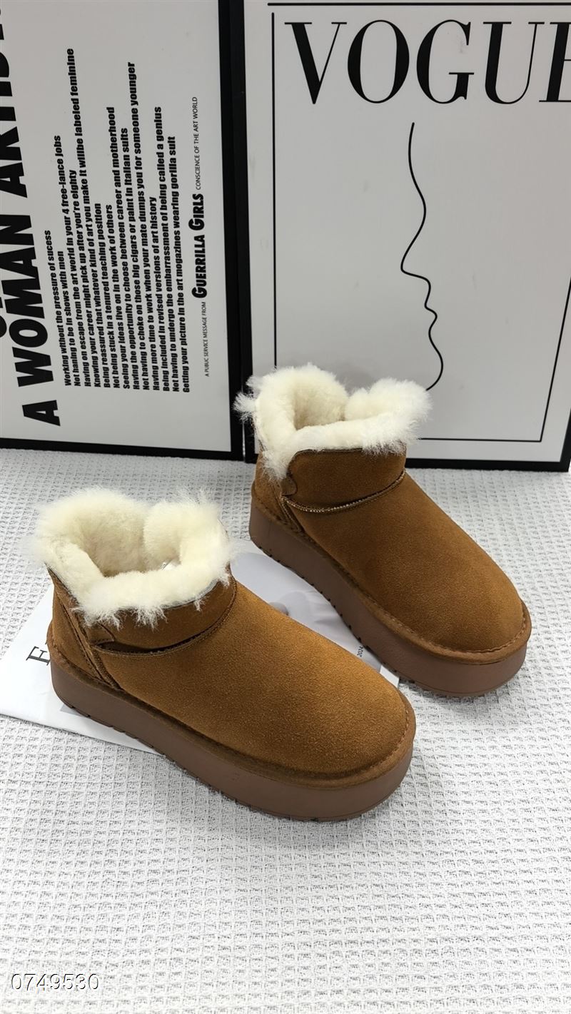 真皮真毛雪地靴5860