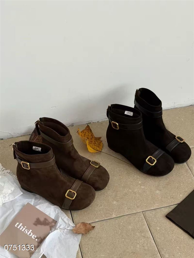 加绒短靴6229